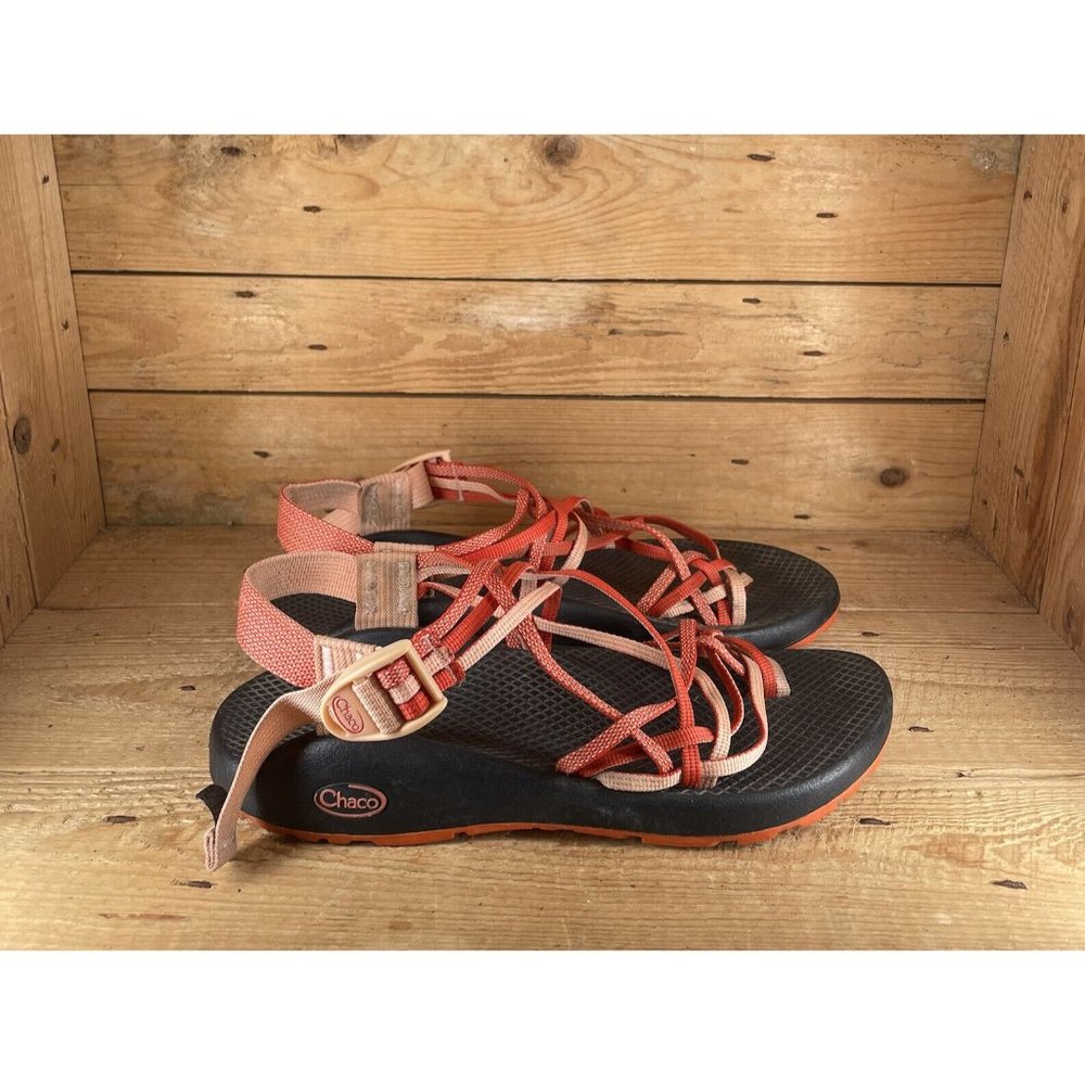 Chaco ZX/3 Classic Chukwalla Comfort Sandal Womens Size 9 Shoes Chia Orange